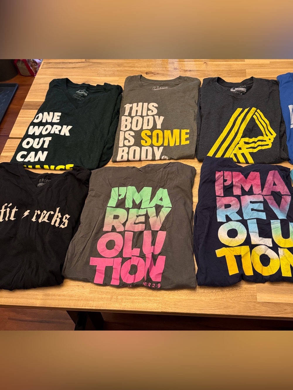 Lot of 6 REFIT Revolution Short Sleeve Shirts - Size L